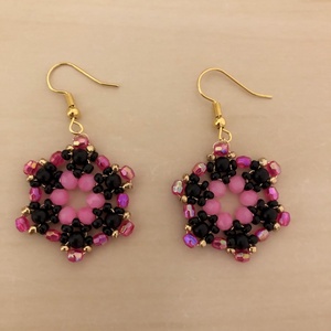 StarryNight 002 - ékszer - fülbevaló - lógó fülbevaló - Meska.hu