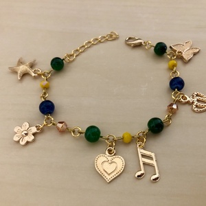 Charmie 006 - ékszer - karkötő - charm karkötő - Meska.hu