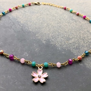 SpringFlower 002 - ékszer - nyaklánc - medálos nyaklánc - Meska.hu