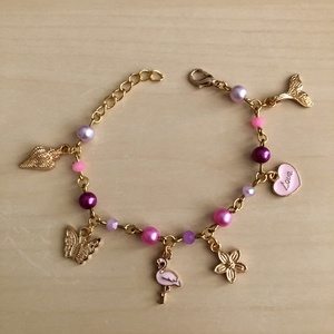 Charmie 008 - ékszer - karkötő - charm karkötő - Meska.hu