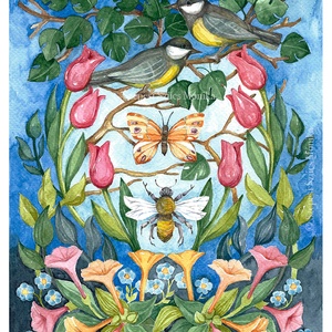 Nyári reggelen - Print (Akvarell) - otthon & életmód - dekoráció - kép & falikép - kép & falikép - Meska.hu