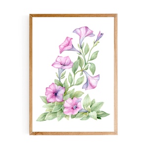 Petúnia - Print (Akvarell) - Meska.hu