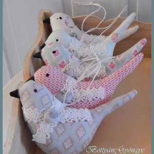Shabby Chic madárkák - Meska.hu