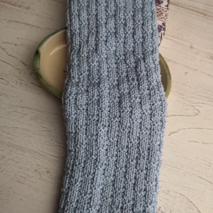 Kötött törlőkendő - kék - szépségápolás - arcápolás - arclemosó - Meska.hu