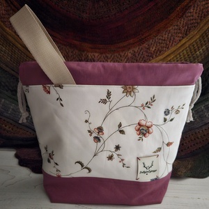 Kézimunka / projekt táska M méret - táska & tok - kézitáska & válltáska - belső rendező - Meska.hu