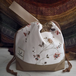 Kézimunka táska / projekt bag M méret - táska & tok - kézitáska & válltáska - belső rendező - Meska.hu