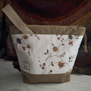Kézimunka táska / projekt bag M méret, Táska & Tok, Kézitáska & válltáska, Belső rendező, Varrás, MESKA