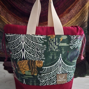 Kézimunka / projekt táska L méret - Meska.hu