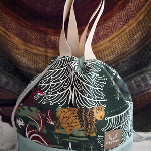 Kézimunka / projekt táska L méret - táska & tok - kézitáska & válltáska - belső rendező - Meska.hu