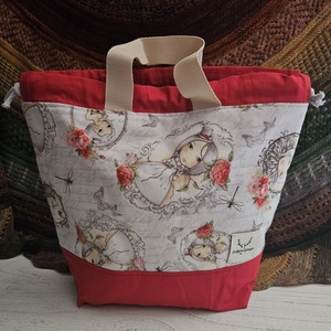 Kézimunka táska / projekt bag L méret - táska & tok - kézitáska & válltáska - belső rendező - Meska.hu