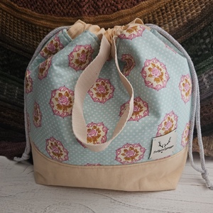 Kézimunka táska / projekt bag L méret - táska & tok - kézitáska & válltáska - belső rendező - Meska.hu