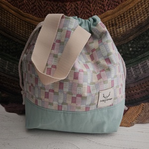 Kézimunka táska / projekt bag L méret - táska & tok - kézitáska & válltáska - belső rendező - Meska.hu