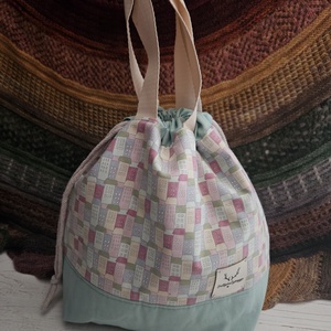 Kézimunka táska / projekt bag L méret - táska & tok - kézitáska & válltáska - belső rendező - Meska.hu