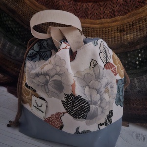 Kézimunka táska / projekt bag L méret - táska & tok - kézitáska & válltáska - belső rendező - Meska.hu