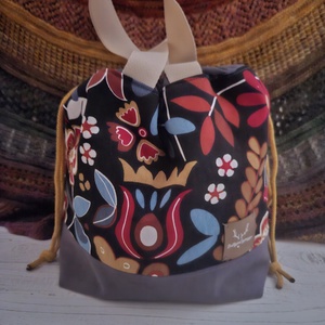 Kézimunka táska / projekt bag L méret - táska & tok - kézitáska & válltáska - belső rendező - Meska.hu