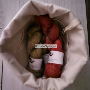 Kézimunka táska / projekt bag L méret - táska & tok - kézitáska & válltáska - belső rendező - Meska.hu