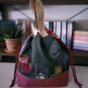 Kézimunka táska / projekt bag L méret - táska & tok - kézitáska & válltáska - belső rendező - Meska.hu