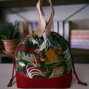 Kézimunka táska / projekt bag L méret - táska & tok - kézitáska & válltáska - belső rendező - Meska.hu