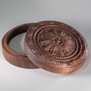 Ornamentikus amerikai dió ékszeres doboz - ékszer - ékszertartó - ékszerdoboz - Meska.hu