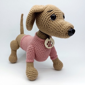 Tacskó kutyus - játék & sport - plüssállat & játékfigura - más figura - Meska.hu