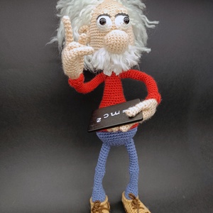 Albert Amigurumi Einstein - Meska.hu