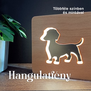 Tacskós hangulatfény, Otthon & Életmód, Dekoráció, Dísztárgy, Famegmunkálás, MESKA