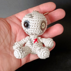 Vudu baba kulcstartó, Táska & Tok, Kulcstartó & Táskadísz, Kulcstartó, Horgolás, MESKA