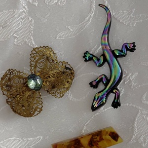 Igazi vintage brossok (3 db) - Meska.hu