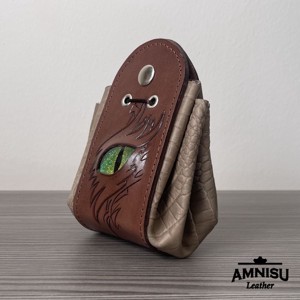 2in1 szütyő és kockatálca - Freya - játék & sport - táblajáték és kártyajáték - társasjátékok - dobókocka - Meska.hu