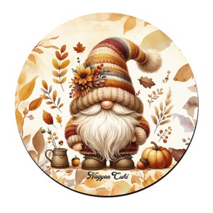 Aranyos őszi manó őszi manó mintás bögre alátét, , , MESKA