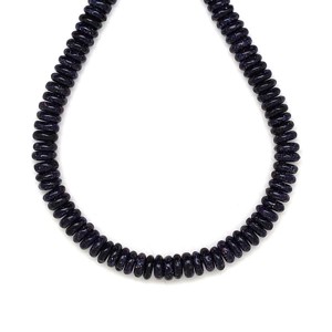 Goldstone kék korong 6,5x2mm  ékszerkészítő alapanyag (füzér), Kellékek & szerszámok, Ásvány alapanyag, Ásványfüzér, , MESKA