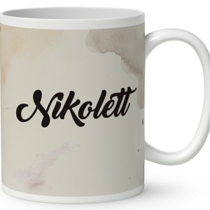 Névvel kérhető - Kávés manó cókmókos mintás bögre - otthon & életmód - konyhafelszerelés, tálalás - tálalás - bögre & csésze - Meska.hu