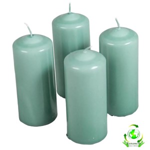 Mártott henger gyertya 50x120 mm - menta, Kellékek & szerszámok, Dekorációs gyertya, Dekorációs kellékek, , MESKA