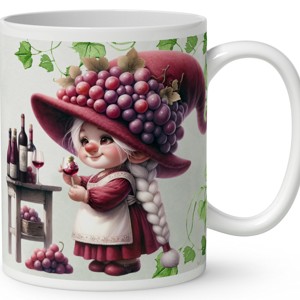 Névvel kérhető - A legjobb borász manólány pohárral mintás bögre - otthon & életmód - konyhafelszerelés, tálalás - tálalás - bögre & csésze - Meska.hu