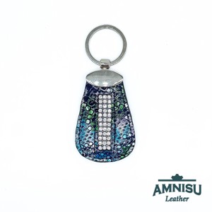 Sötétkék kígyómintás csepp alakú kristály köves kulcstartó H6010OK, Táska & Tok, Kulcstartó & Táskadísz, Kulcstartó, , MESKA