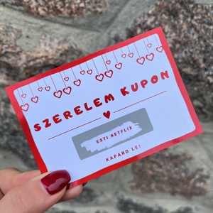 Valentin napin szerelemkuponok (randi ötletetek kaparós sorsjegyen) - Meska.hu