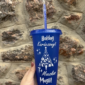 Boldog Karácsonyt, Te Mocskos Mugli! - Harry Potter Karácsonyi Pohár  710 ml - Meska.hu