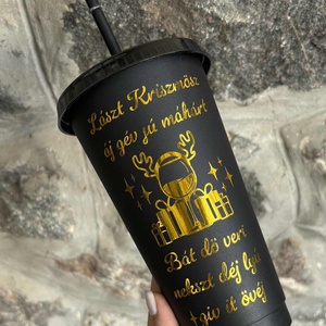 Lászt Kriszmösz - Vicces Karácsonyi Pohár Fonetikus Dalszöveggel (710 ml) - Meska.hu