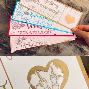 Vicces, Grinch mintájú karácsonyi kaparós sorsjegy - Meska.hu