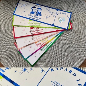 Bud Spencer és Terence Hill Karácsonyi Kaparós Sorsjegy - A Te Hangod Mélyebb! Ajándékkísérő (7x21 cm) - Meska.hu