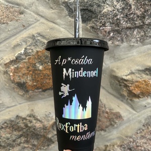 A pcsába mindennel, Roxfortba mentem! � Harry Potter feliratos pohár (710 ml), Otthon & Életmód, Konyhafelszerelés, tálalás, Tálalás, Pohár, Fotó, grafika, rajz, illusztráció, MESKA