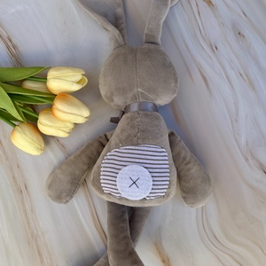 Névre szóló puha plüss nyuszi - játék & sport - plüssállat & játékfigura - nyuszi - Meska.hu