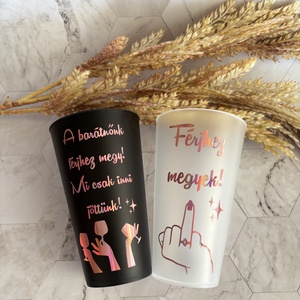 Lánybúcsú Repohár (500 ml) - otthon & életmód - konyhafelszerelés, tálalás - tálalás - pohár - Meska.hu