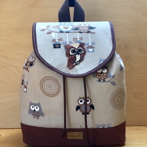 Baglyos női hátizsák -  - Meska.hu