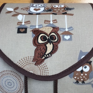 Baglyos női hátizsák -  - Meska.hu