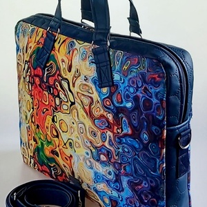 Vibráló színes vízálló �EDIT női laptop táska - táska & tok - laptoptáska, laptop hátizsák - Meska.hu