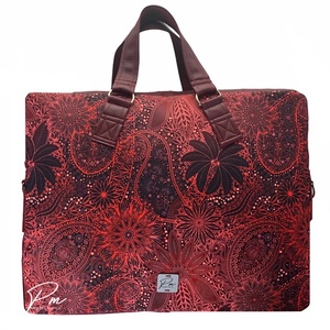 Burgundi vörös vízálló EDIT női laptop táska - táska & tok - laptoptáska, laptop hátizsák - Meska.hu
