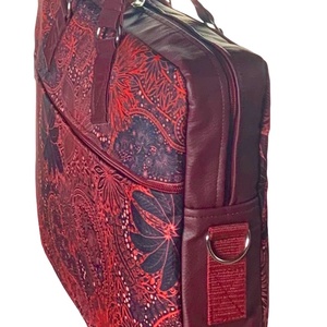 Burgundi vörös vízálló �EDIT női laptop táska - táska & tok - laptoptáska, laptop hátizsák - Meska.hu
