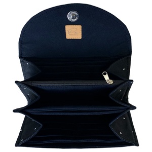 Fekete-fehér pöttyös  vízálló �KRISZTI kártyatartós női pénztárca - táska & tok - pénztárca & más tok - pénztárca - női pénztárca - Meska.hu