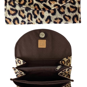 Leopárd mintás �KRISZTI kártyatartós női pénztárca - táska & tok - pénztárca & más tok - pénztárca - női pénztárca - Meska.hu